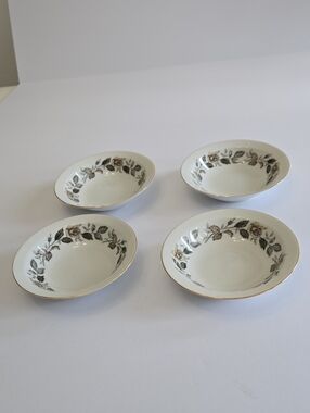 Vintage Bristol Set Of 4 Fine China September Song Dessert Bowls S 3392 Japan